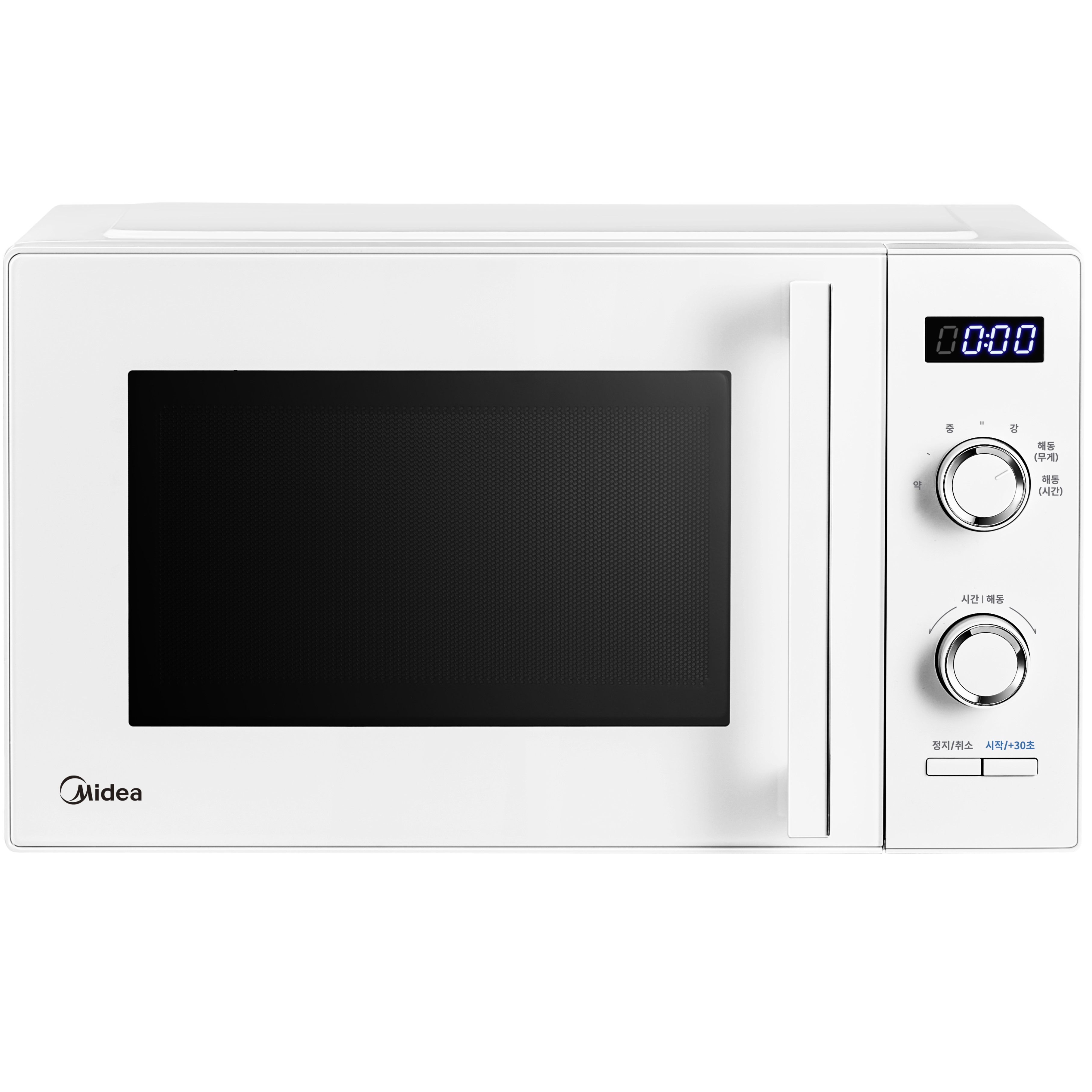 Media Non-rotating Flat Microwave Dial Type White 23L