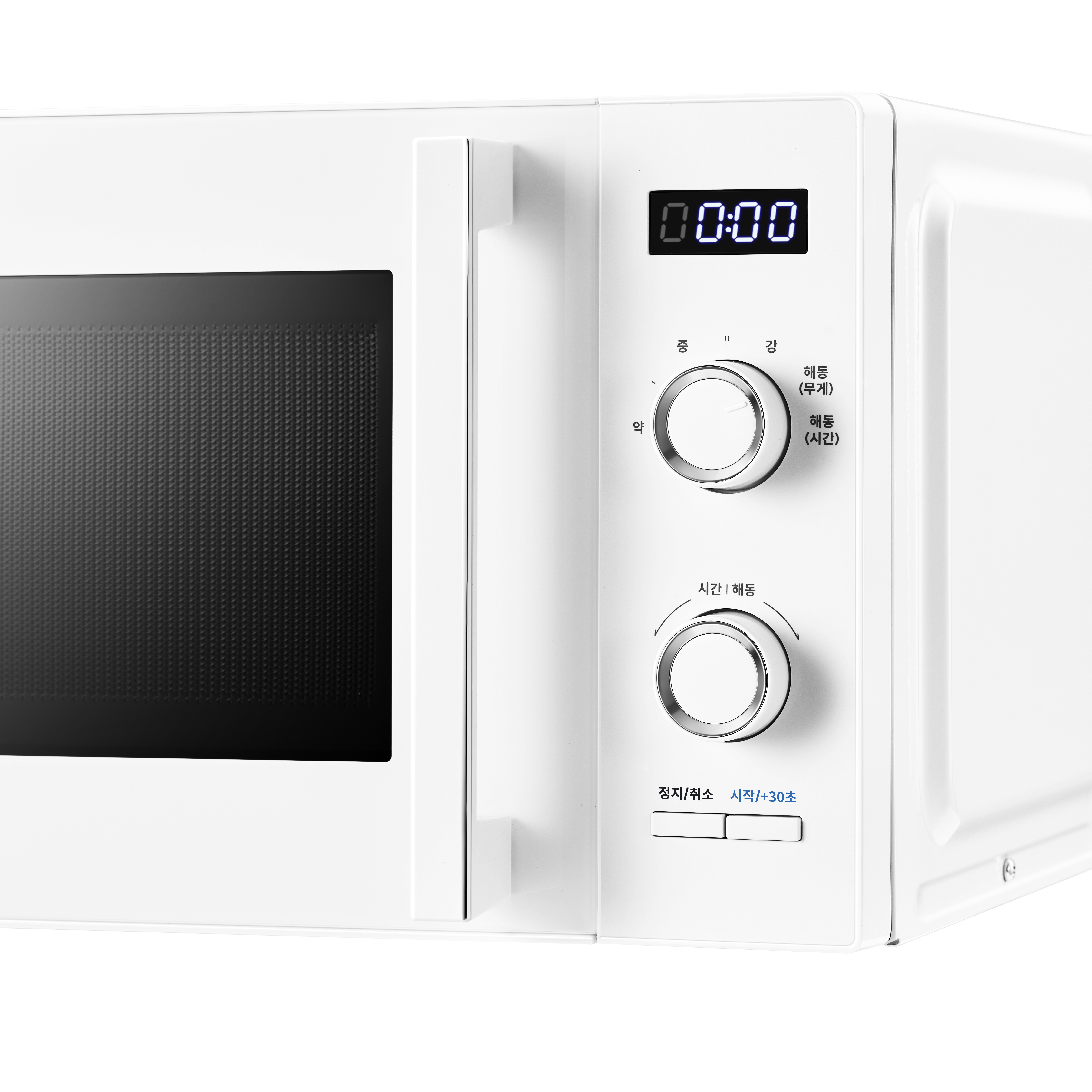 Media Non-rotating Flat Microwave Dial Type White 23L