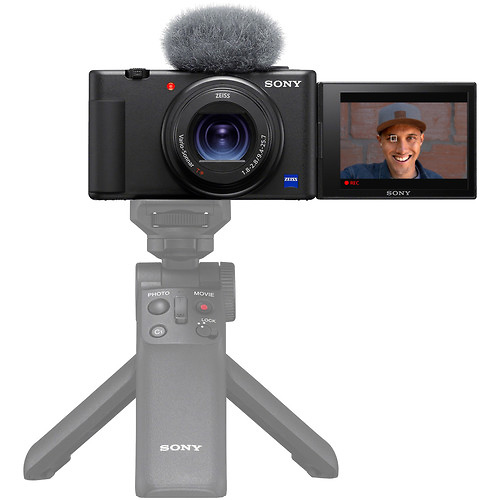 Sony ZV-1 Digital Camera (Black) with Sony Vloggers Accessory Kit (ACC-VC1)  