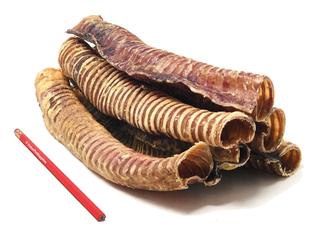 Beef Trachea Dog Treats 12 Inch, 20 Pound WHOLESALE PACK - Angus Beef Dog Chews, Grass-Fed, Single Ingredient 